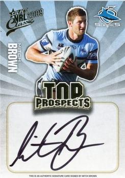 2009 Select Classic - Top Prospects #TP4 Mitch Brown Front
